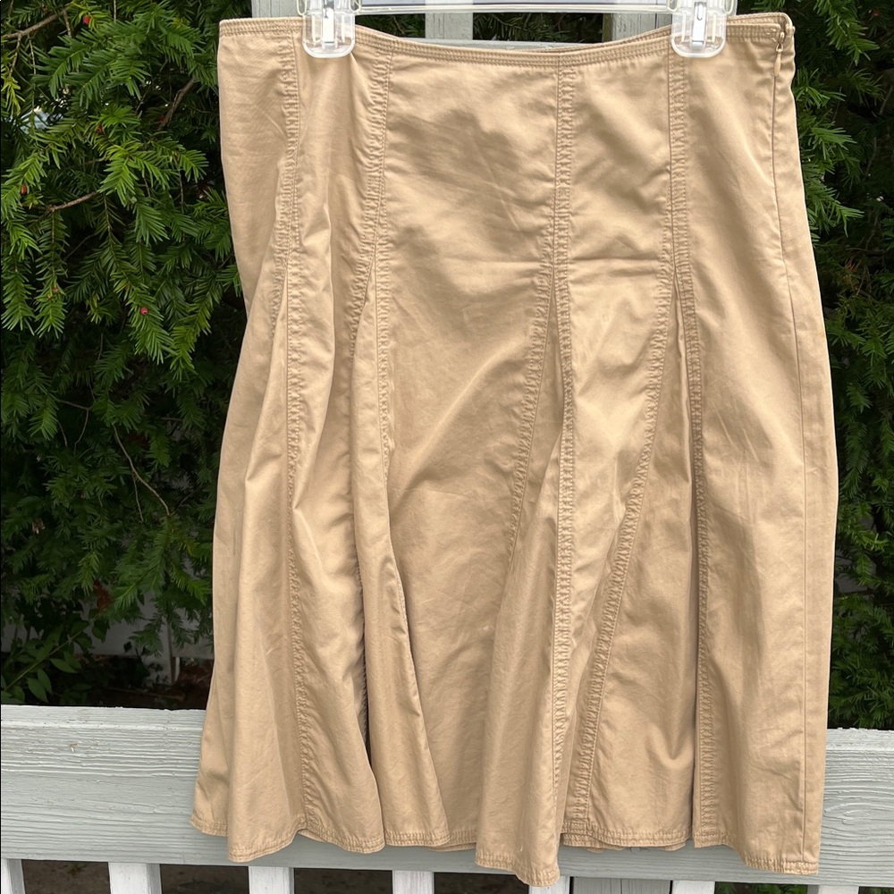 GAP A-Line Skirt in Beige